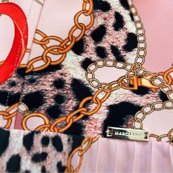 MARCIANO Guess Pleated midi dress with print - Picture 12 of 12